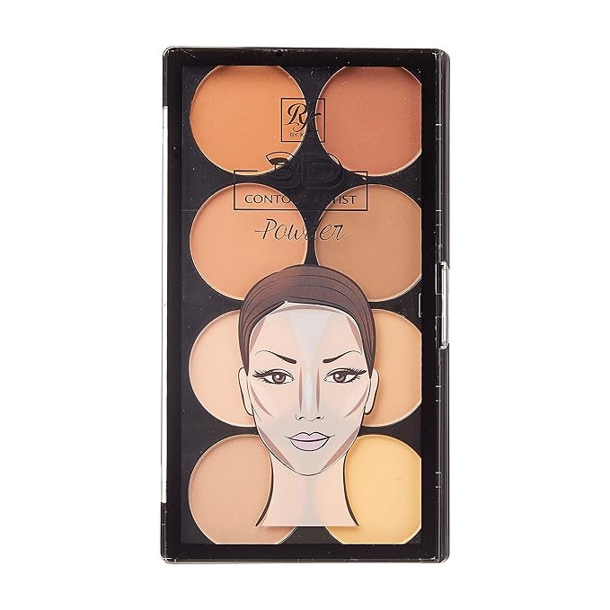 Ruby Kisses Flawless Finish with 3D Contour Powder