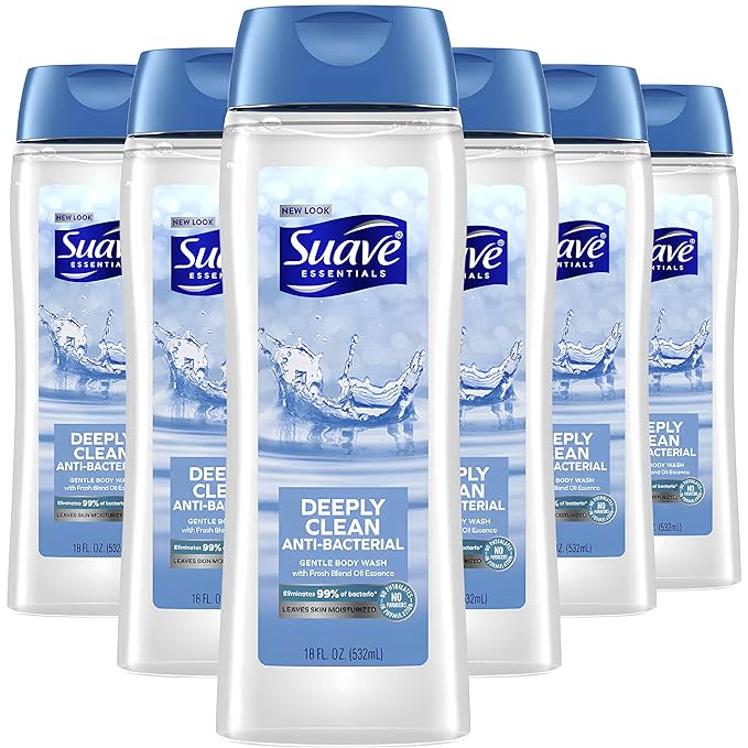 Suave Deeply Clean Body Wash, 6 18 oz