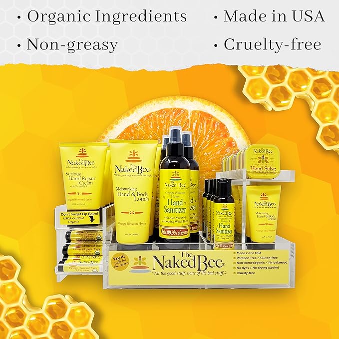 The Naked Bee Vitamin C Face & Body Sunscreen Protection (5.5 Oz) - Suncreen Moisturizing Vitamin C Cream - Sunblock - Sunflower Oil & Aloe with Spf 30