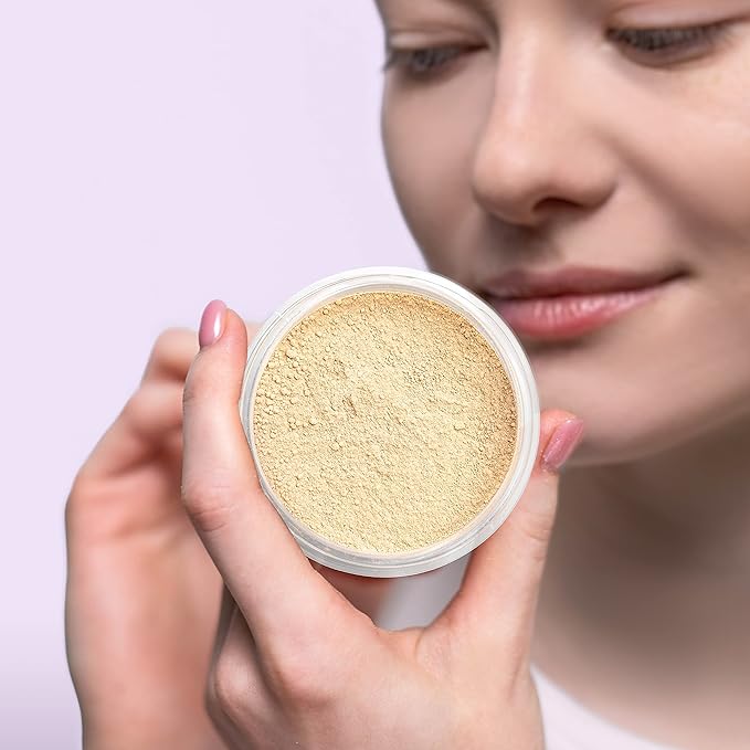 Mineral Powder Foundation for Sensitive Skin, Powder Sunscreen with SPF 26, All Natural Ingredients, Anti-oxidant protection, Made in the Shade by Dermaflage, 5g (Porcelain)