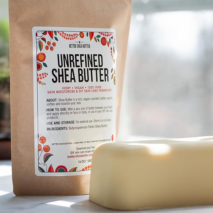 100% Pure African Shea Butter, 16