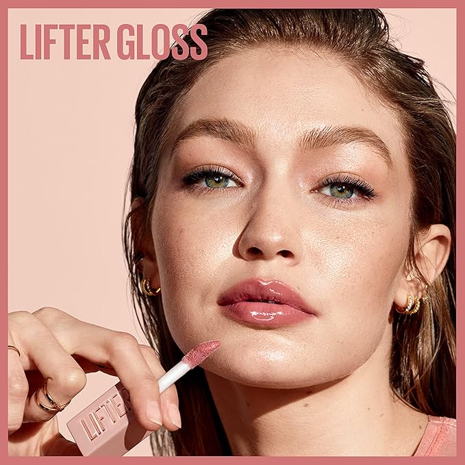 Maybelline Lifter Gloss, Hydrating Lip Gloss with Hyaluronic Lip