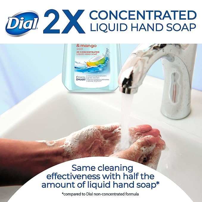 Dial 2X Concentrated Liquid Hand Soap,