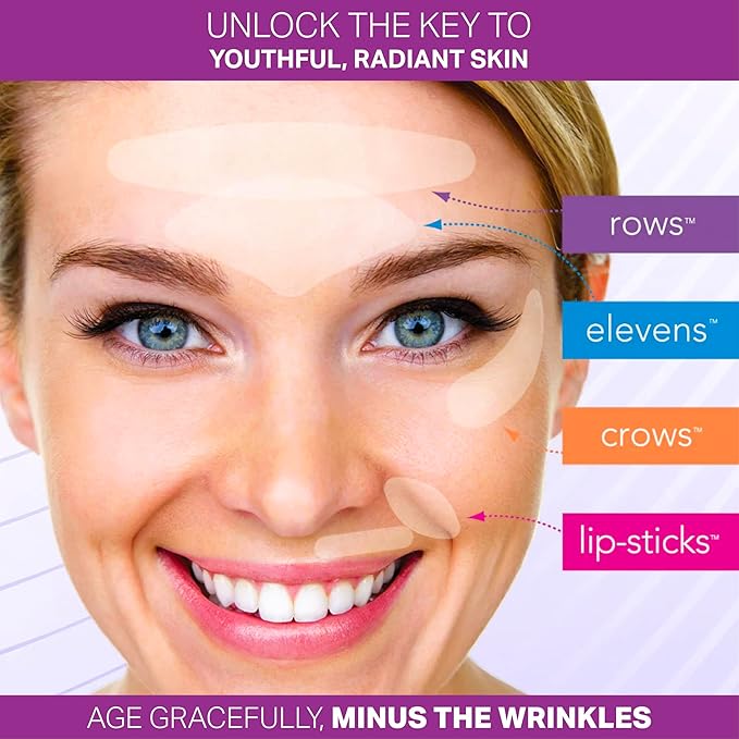 Crows Wrinkle Patches, Overnight Eye Patches for Wrinkles and Crow’s Feet Lines, Non-invasive Anti-Wrinkle Patches, Anti-aging Skincare, 60 Patches, 30-Day Use