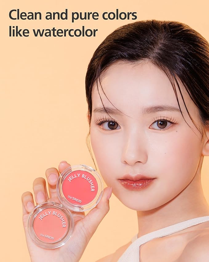 THESAEM Jelly Blusher PK02 Scarlet Pink - Velvety