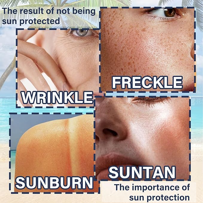 Hyaluronic Acid Face Sunscreen Stick SPF 50 + PA++++,Non-Greasy Sunstick Roll on Sunscreen Face Stick,Moisturizing Sun Screen Long-lasting Stick Sunscreen for Face & Body