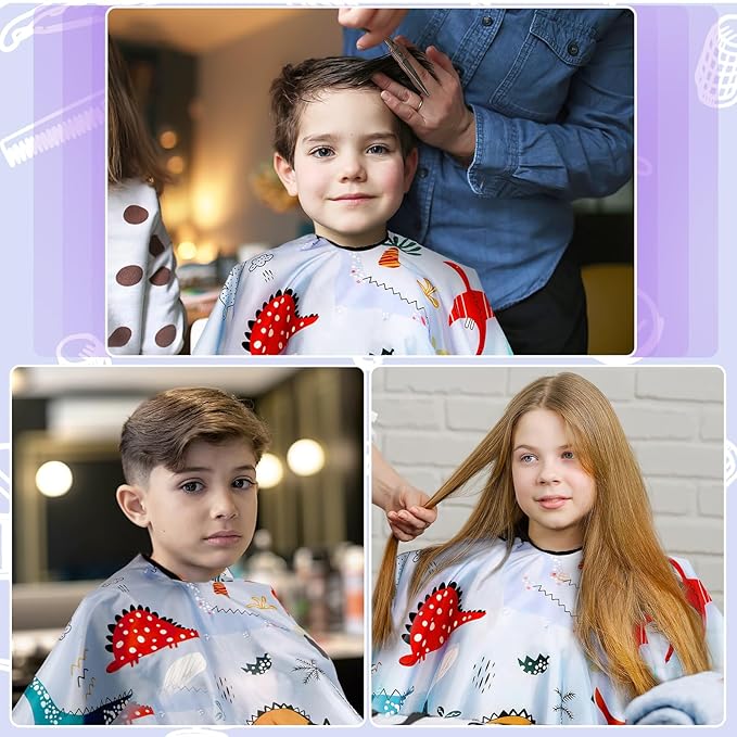 FEBSNOW Kids Hair Cutting Cape,Professional