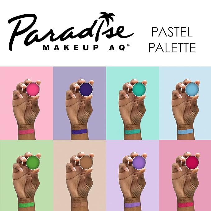 Mehron Makeup Paradise Makeup AQ 8 Color Pastel