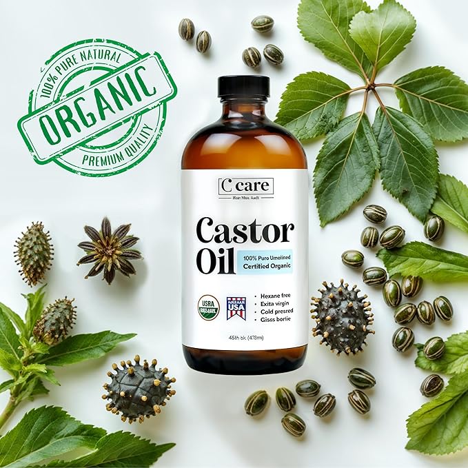 Castor Oil Organic Cold Pressed Unrefined