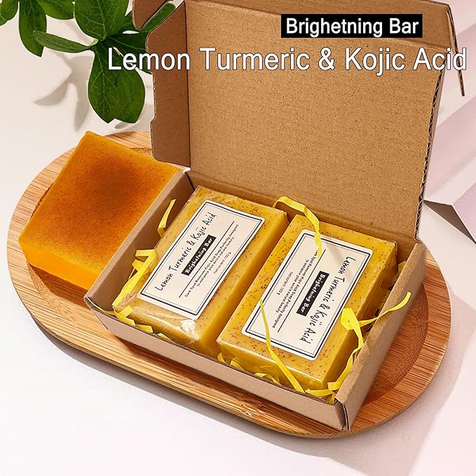 2PCS Lemon Turmeric & Refreshing Soap,