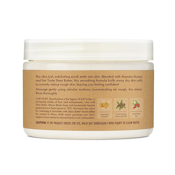 SheaMoisture Smoothing Body Scrub Manuka Honey