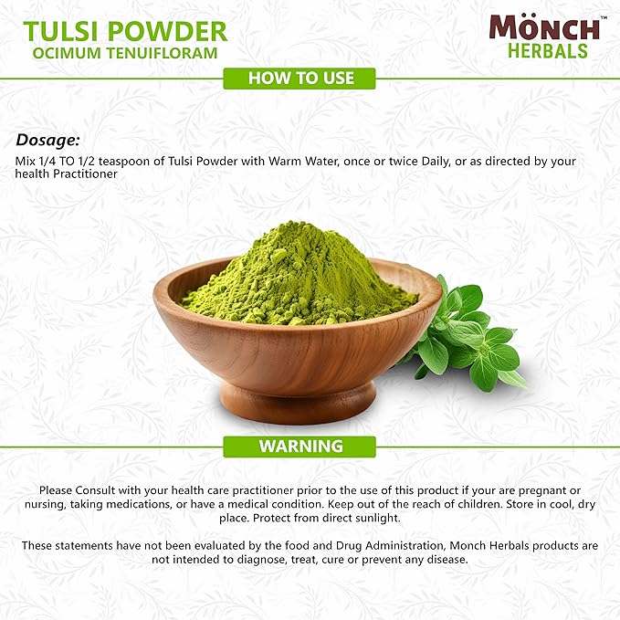 Tulsi Powder for Skin and Hair Care - 227g