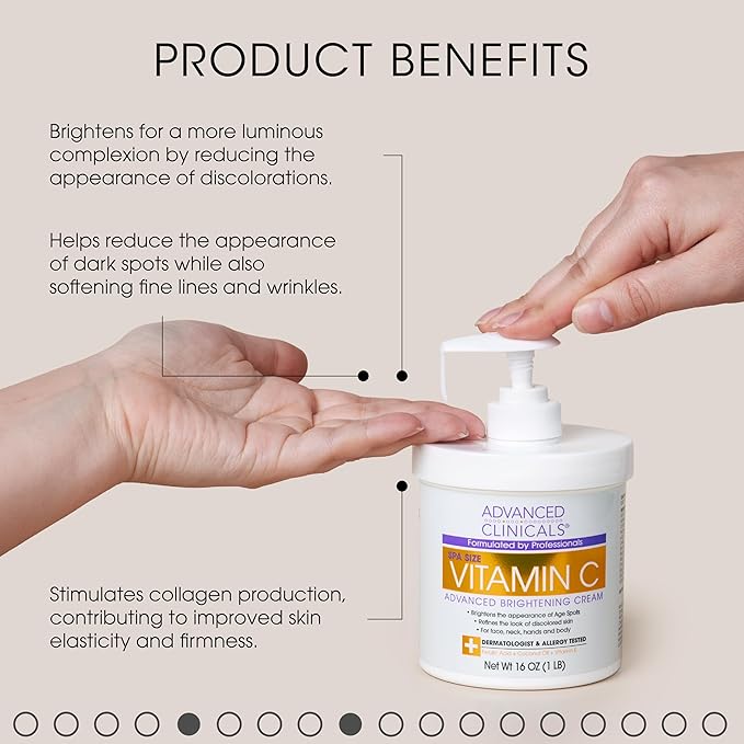 Advanced Clinicals Vitamin C Brightening Cream