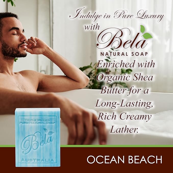 Bela, Ocean, Natural Ingredient Soap Bars, 93g