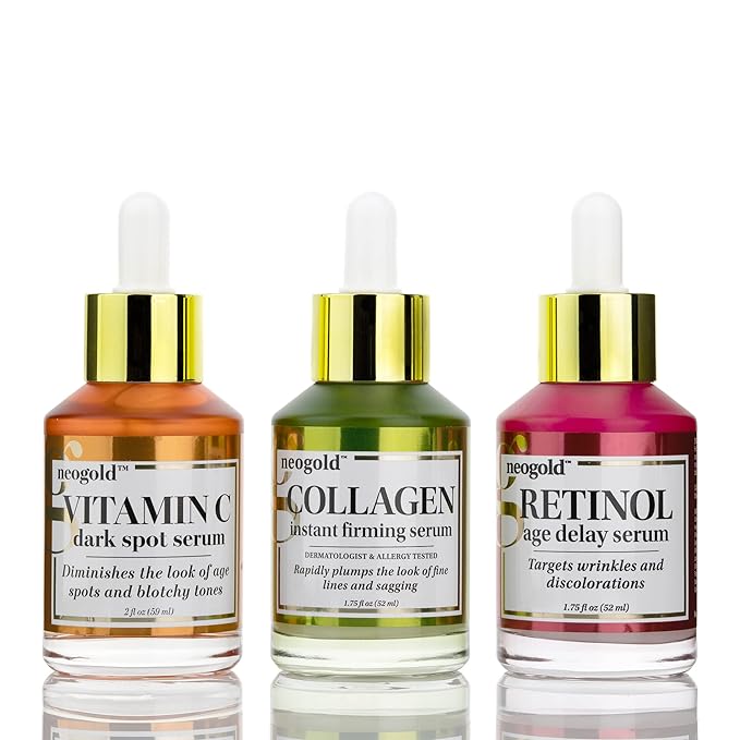 Facial serum skin care set