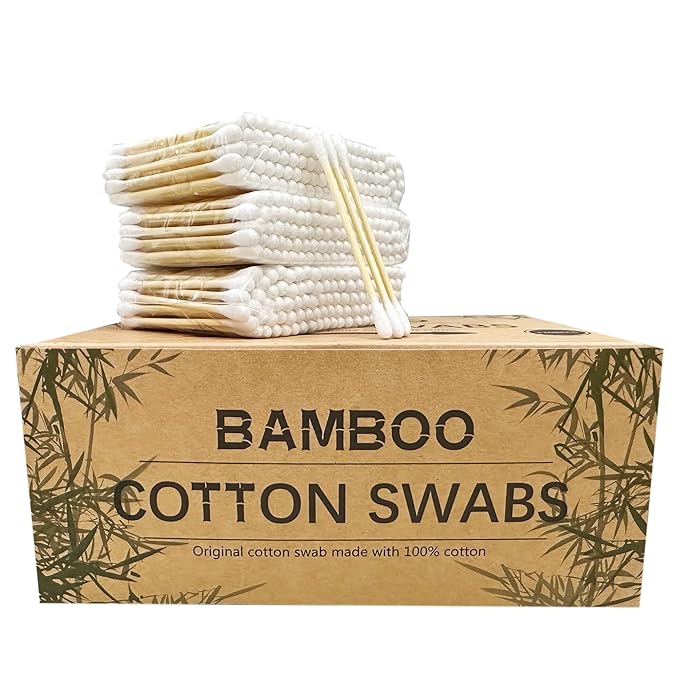 Bamboo cotton swabs, wooden cotton