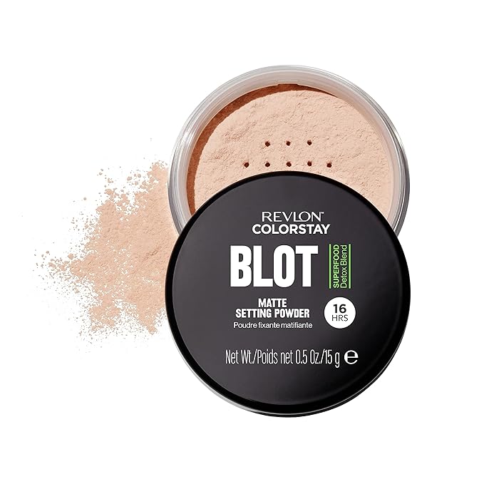 Revlon ColorStay Blot Face Powder, Mattifying, Blurring & Pore Appearance, 0.5 oz