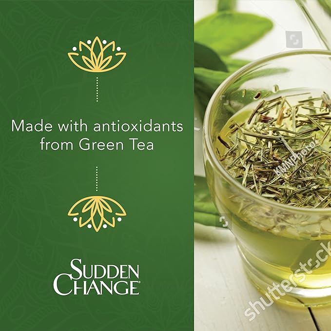 Sudden change green tea facial