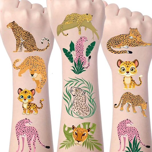 Cheetah tattoos temporary decorations -