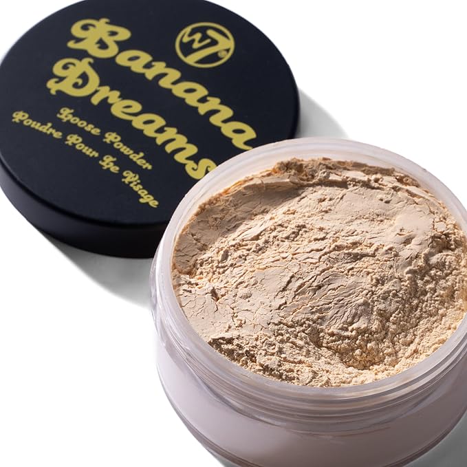 W7 Banana Dreams Application Set - Yellow-Toned Loose Powder Puff