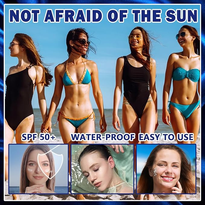 Hyaluronic Acid Sun Stick,Watery Lightweight Sunscreen Stick for Face,Moisturizing Facial Sunscreen Strong UV Protection,Matte Long Lasting Non-Greasy Water Resistant SPF 50+ PA++++ Sunstick