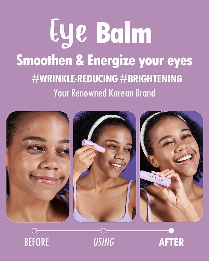 KAHI Eye Balm Multi Balm Eye Brightener Stick & Moisture Balm | Under Eye Brightener & Glow Balm | Hydrating Eye Stick & Multi-Purpose Eye Cream Korean Dark Circles & Fine Lines (0.32 fl oz)