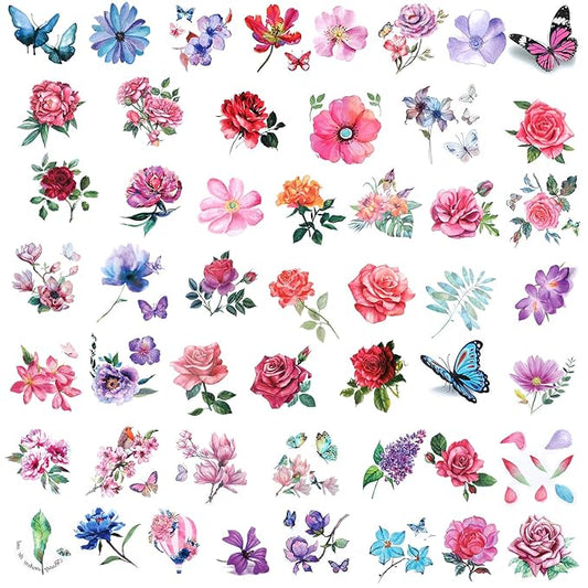 Temporary tattoo, 50 pcs 3d