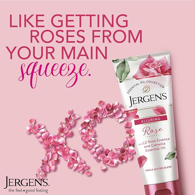 Jergens Rose Body Butter Lotion, Hand 7 oz