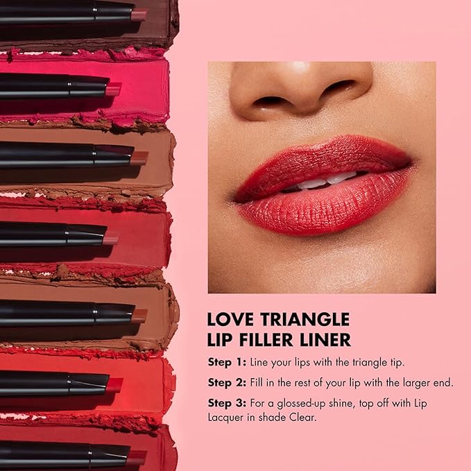 e.l.f. Love Triangle Lip Filler Liner, 2-in-ipliner Pencil Lip 1 L