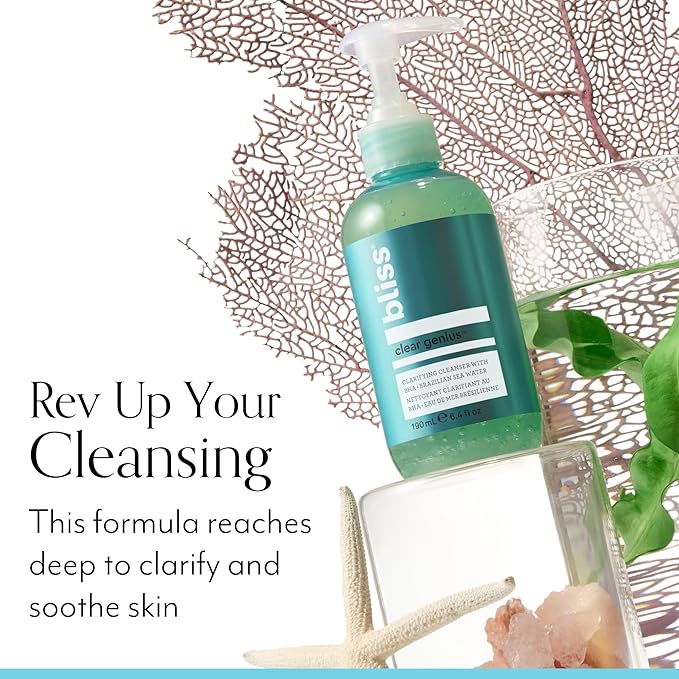 Bliss Clear Genius Clarifying Gel Cleanser – 6.4 Genius