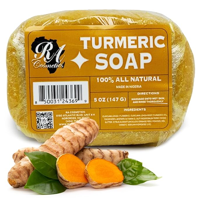 RA COSMETICS 100% Natural Turmeric Soap