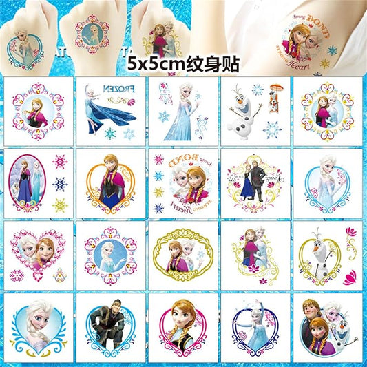 40pcs temporary frozen tattoos for