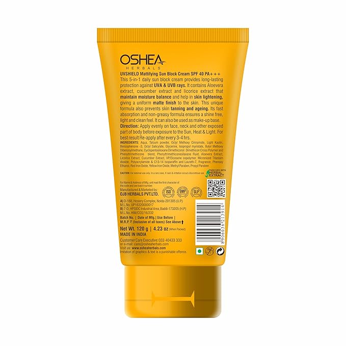 Oshea Herbals UVSHIELD - Sun