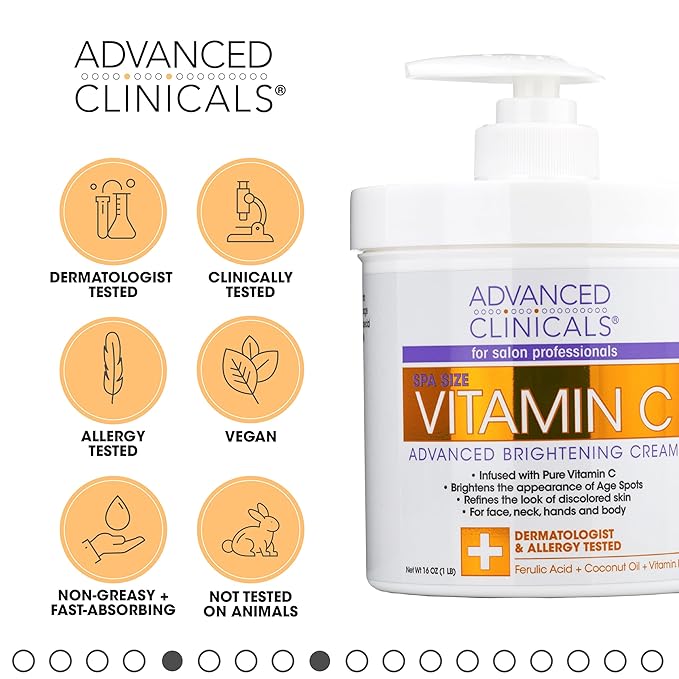 Advanced Clinicals Vitamin C Brightening Cream