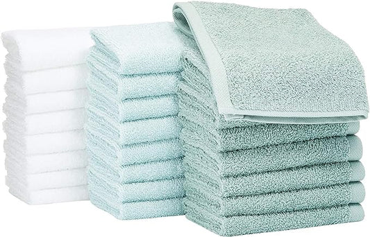 Amazon basics face towels for