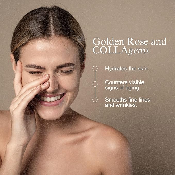 Golden ROSE Serum + CollaGEMS -