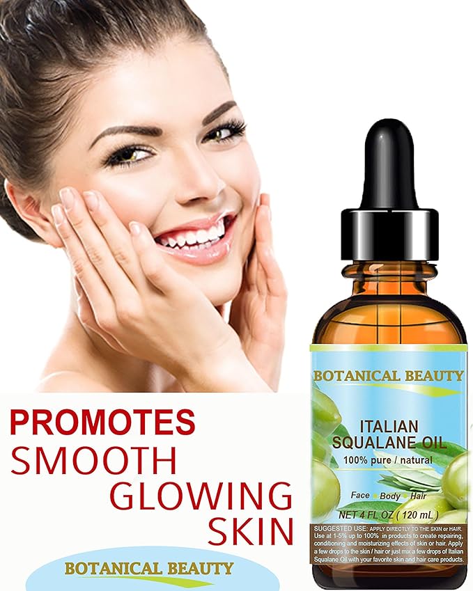 SQUALANE Italian Olive. 100% Pure Natural Undiluted Oil. Skincare Protection 4 fl.oz