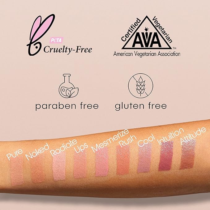 nude envie lipstick - Certified Vegan Lipstick Parabe
