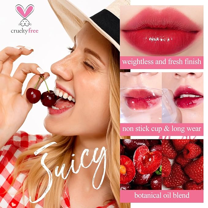 Lip Tint Stain Set, Lip Stain Long Lasting Lip