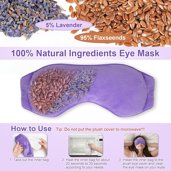 Weighted eye mask for sleeping,