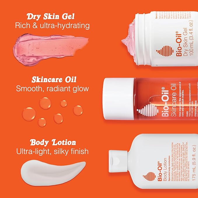 Bio-Oil Dry Skin Travel Skincare Bundle 1.7 Oz