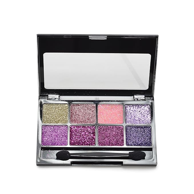 BYS Glitter Gel Makeup Palette 8 shades -