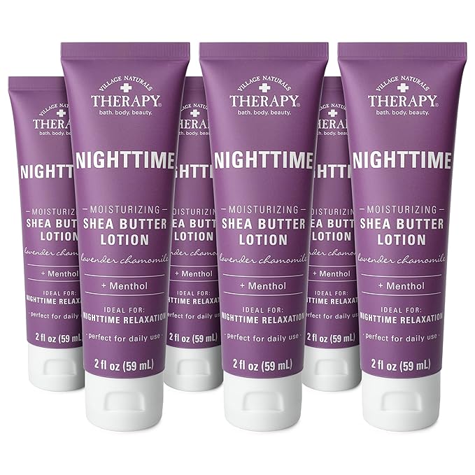 Village Naturals Therapy Nighttime Moisturizing Shea