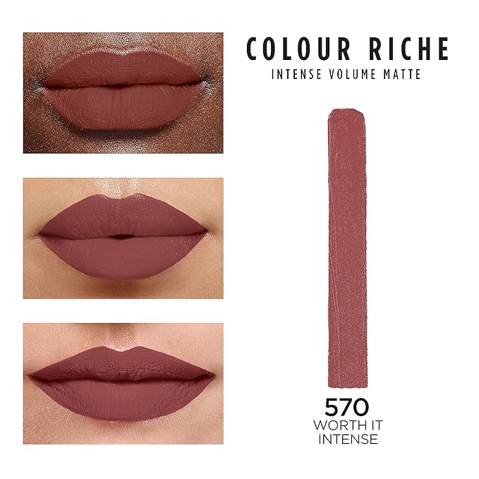 L’Oréal Paris Colour Riche Intense Volume Matte Lipstick, 06 Oz