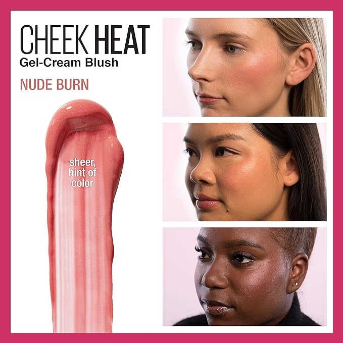 Maybelline Cheek Heat Gel-Cream Blush Makeup, Lightweight, Breathable 1 Count