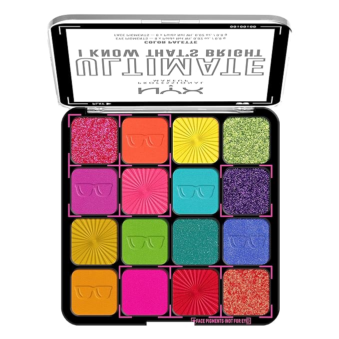 NYX PROFESSIONAL MAKEUP, Ultimate Shadow Palette, Eyeshadow Palette