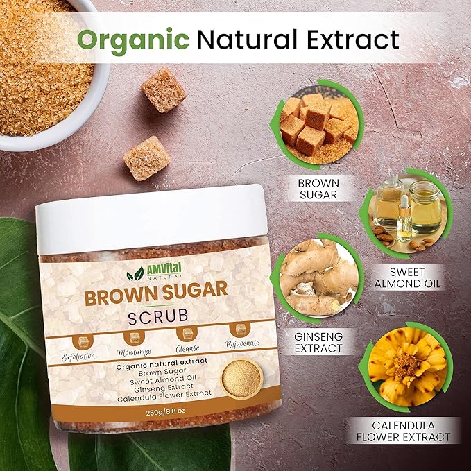 Brown Sugar Body Scrub, Helps to