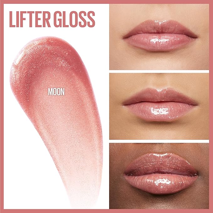 Maybelline Lifter Gloss, Hydrating Lip Gloss with Hyaluronic Lip