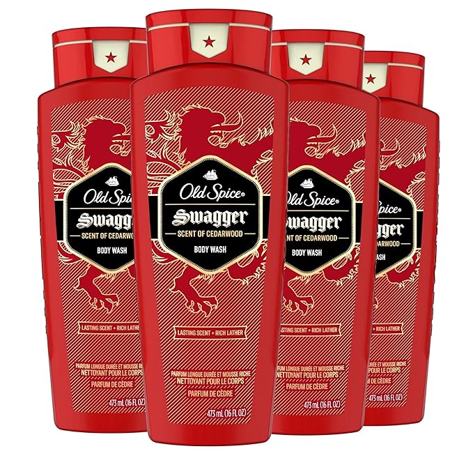 Old Spice Men's Body Wash Swagger Scent, 24/7