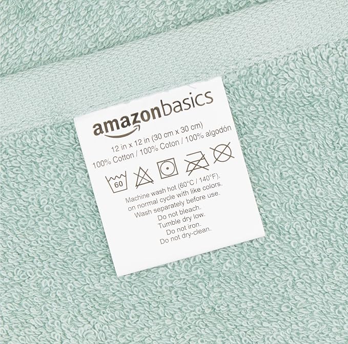 Amazon basics washcloth for bathroom,